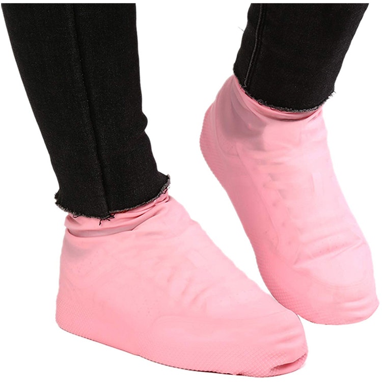 Kumiset kengänsuojat (vaaleanpunaiset) - Tilaa 14,95 € - Jalkakauppa