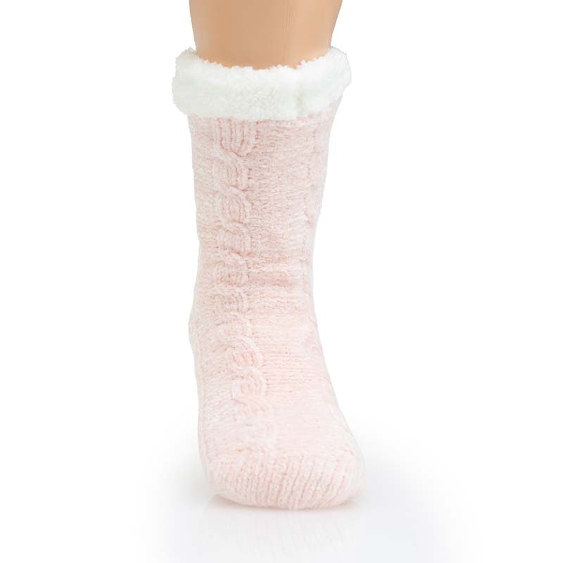 Vuoratut lämpimät sukat (pinkki) - Hinta 29,95 euroa - Jalkakauppa