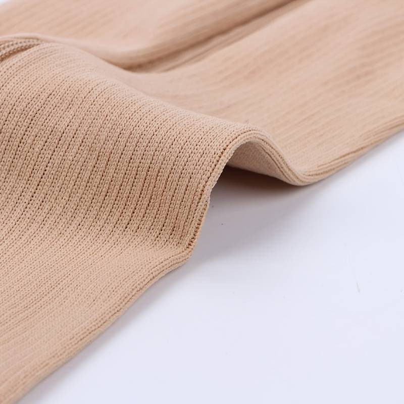 Stödstrumpor blixtlås (beige)