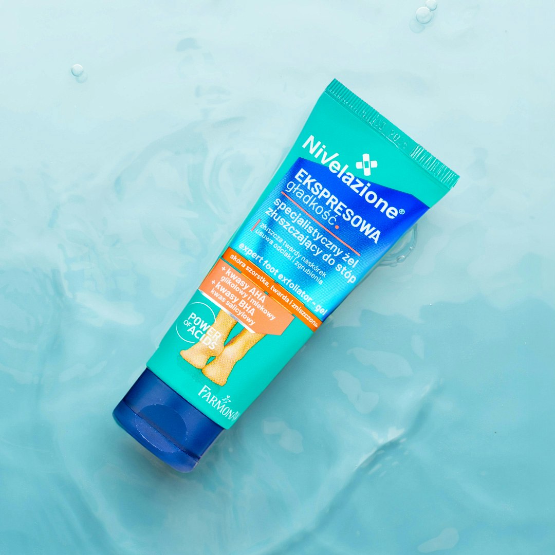 Exfolierande fotgel