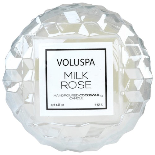 Voluspa - Milk Rose, Macaron Candle - 15 tim