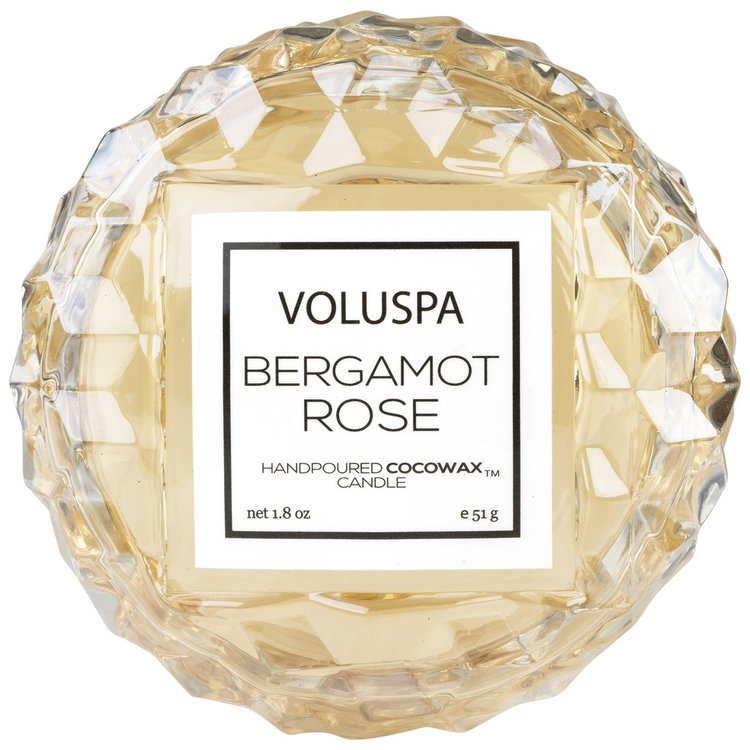 Voluspa - Bergamot Rose Macaron Candle 15tim