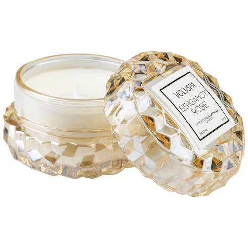 Voluspa - Bergamot Rose Macaron Candle 15tim