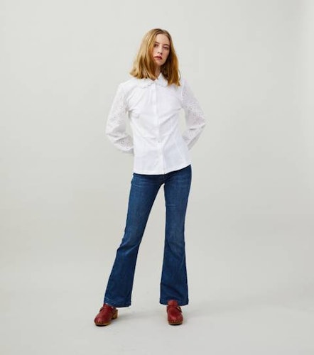 odd molly Eleanor Long Sleeved Top Bright White