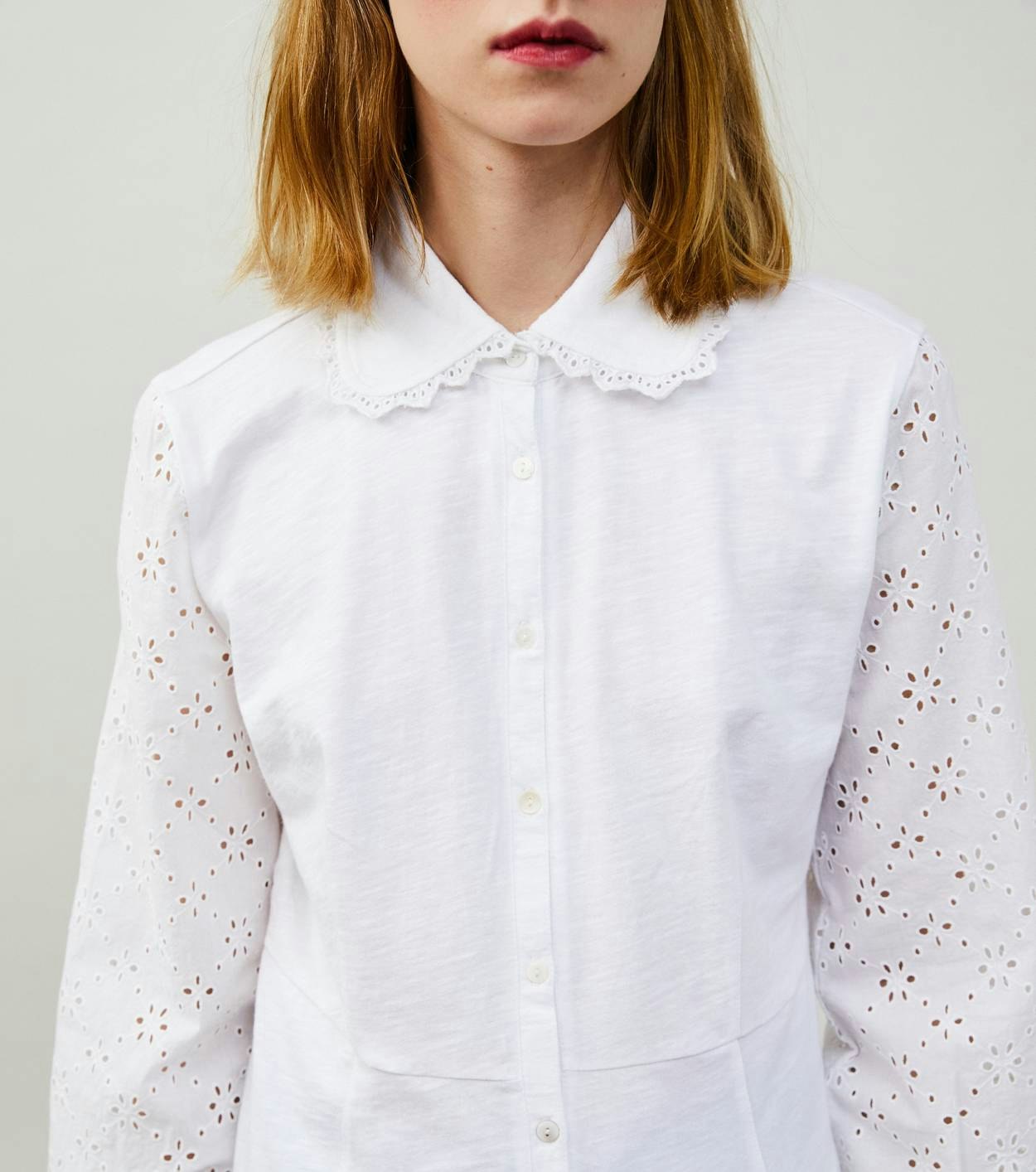 odd molly Eleanor Long Sleeved Top Bright White