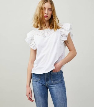 Odd molly Eleanor Top Bright White