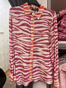 Lola Casademunte blus zebra
