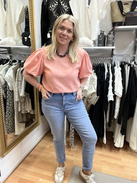 Folyrose jeans stretch