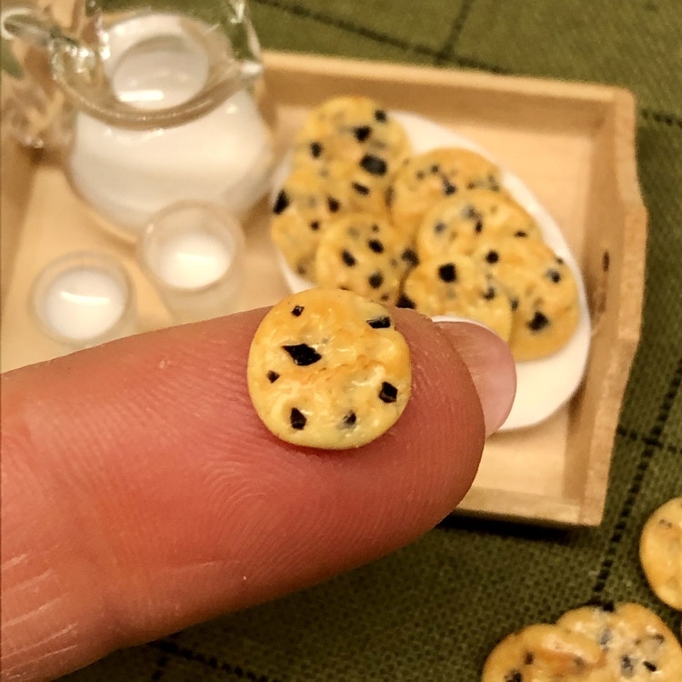 Chocolate Chip Cookies 6 pcs Miniature Set