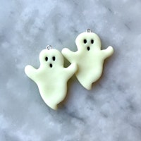 Luminescent Ghost Tiny Boo Earrings 1 pair