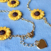 Sunflower 3 pieces Bracelet Silver/Gold