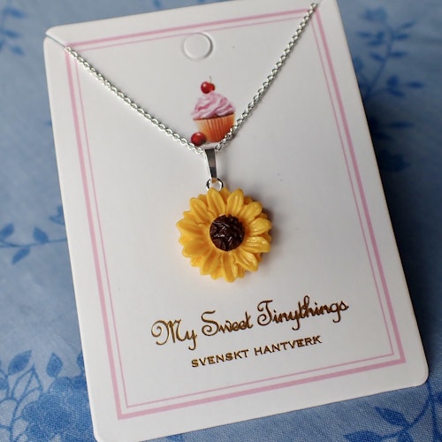 Sunflower Necklace Silver/Gold