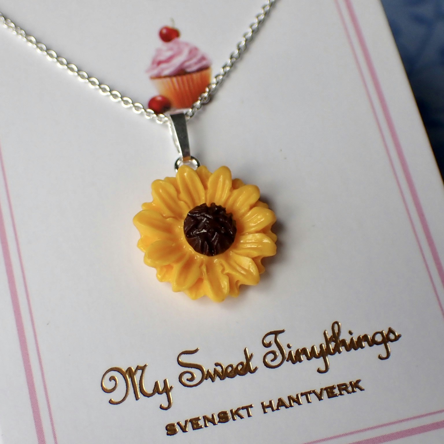 Sunflower Necklace Silver/Gold