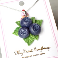 Blueberry trio necklace silver/gold