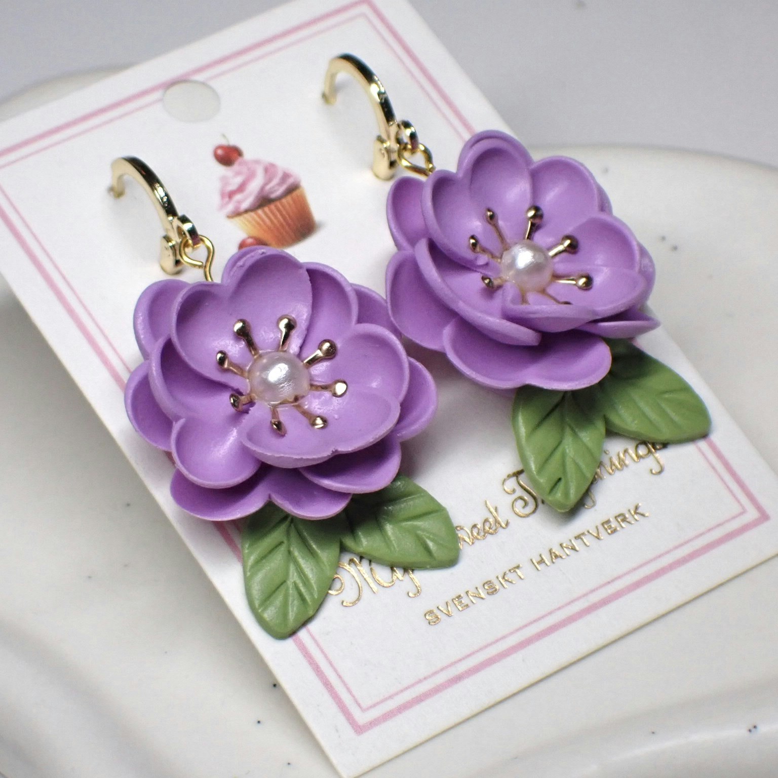 Magnolia lila guld/silver