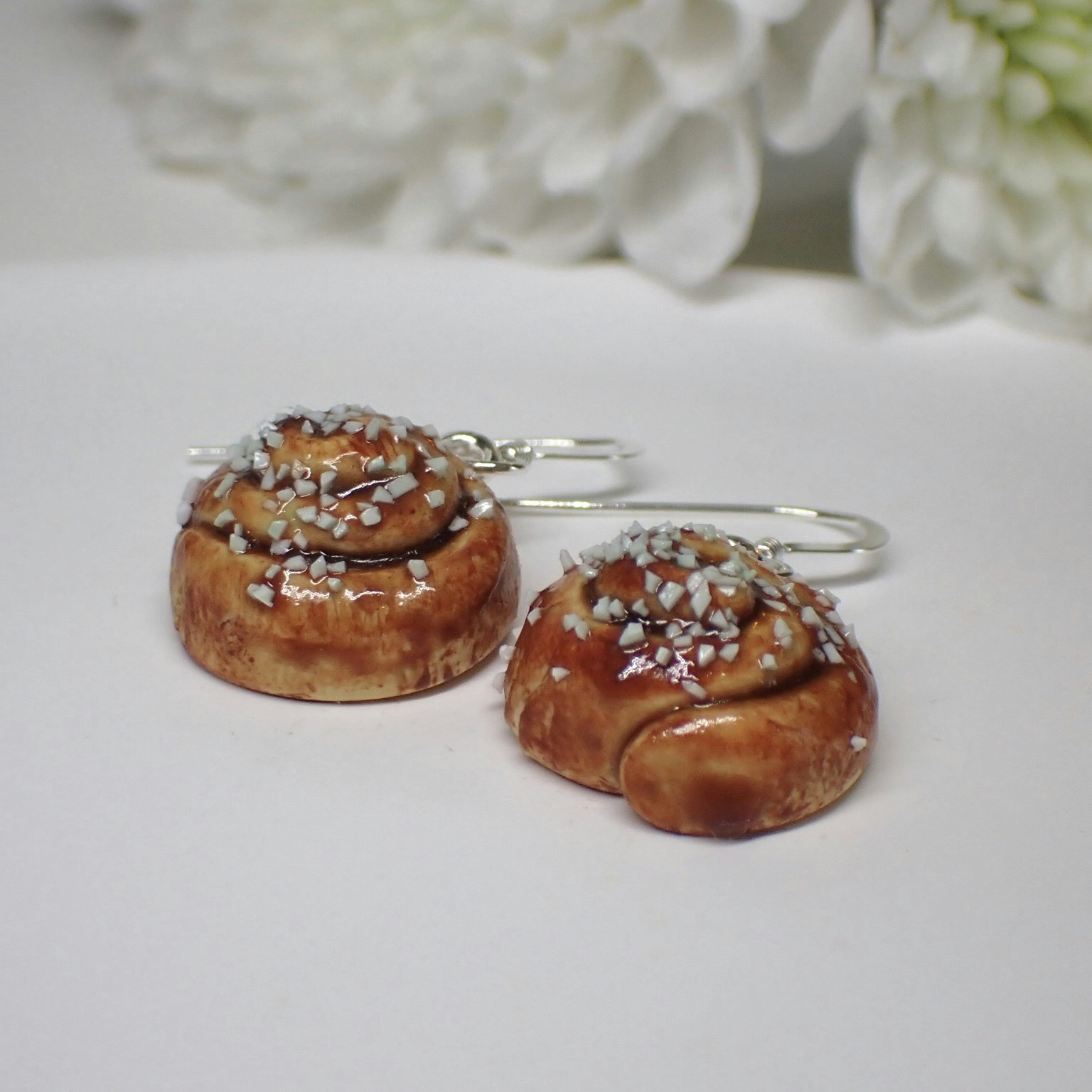 Cinnamon Bun Earrings