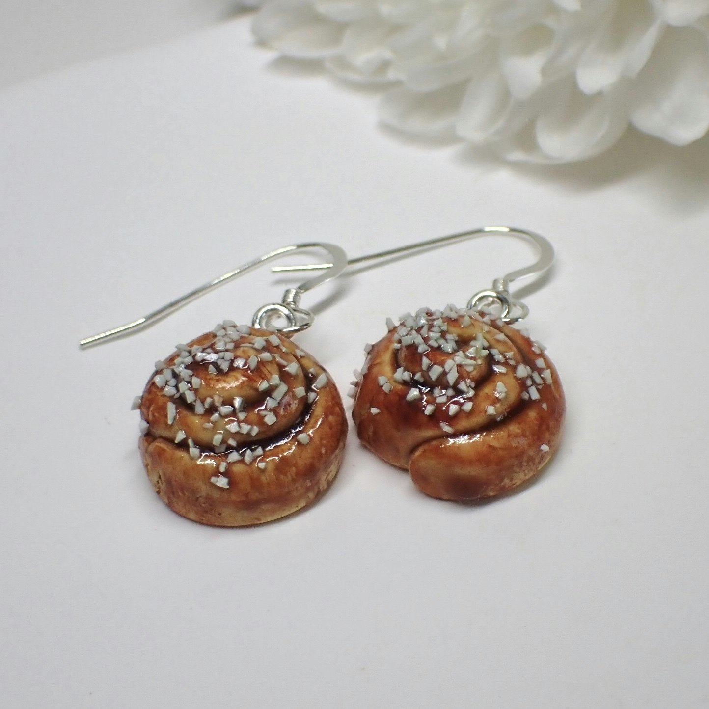 Cinnamon Bun Earrings