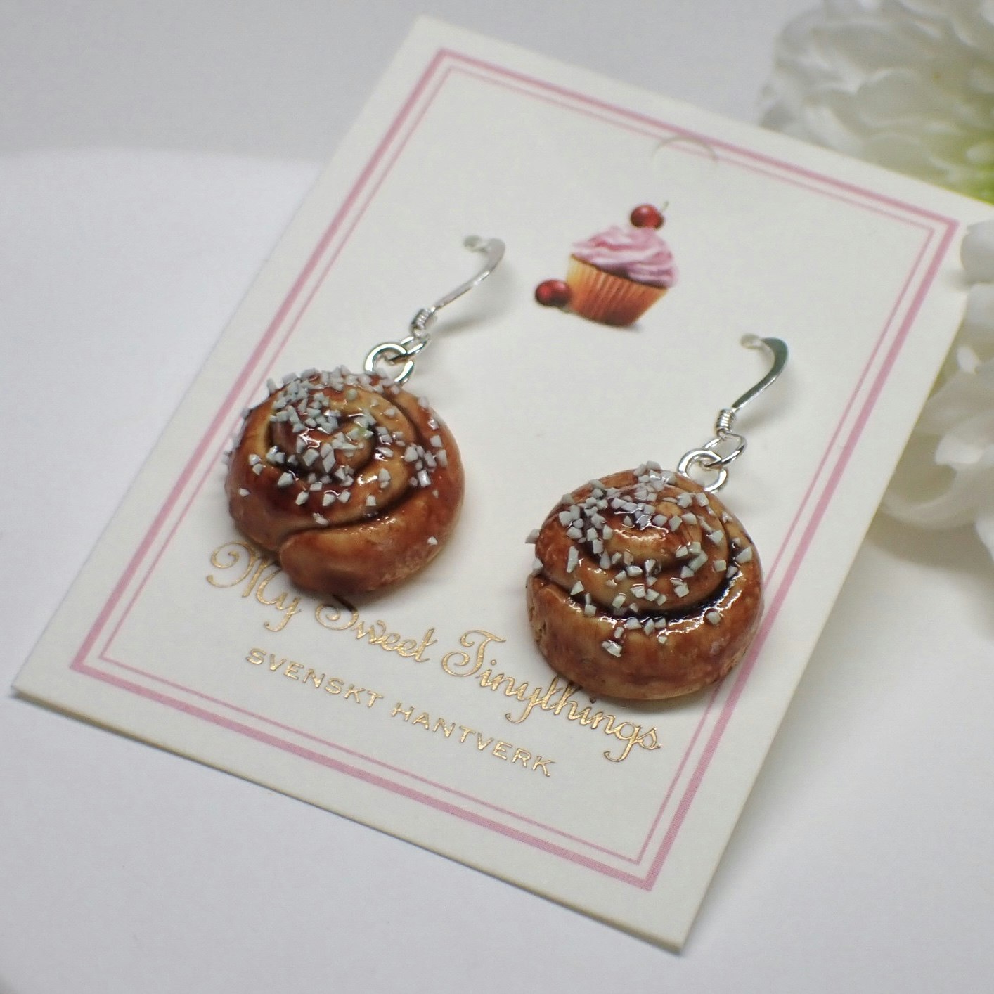 Cinnamon Bun Earrings