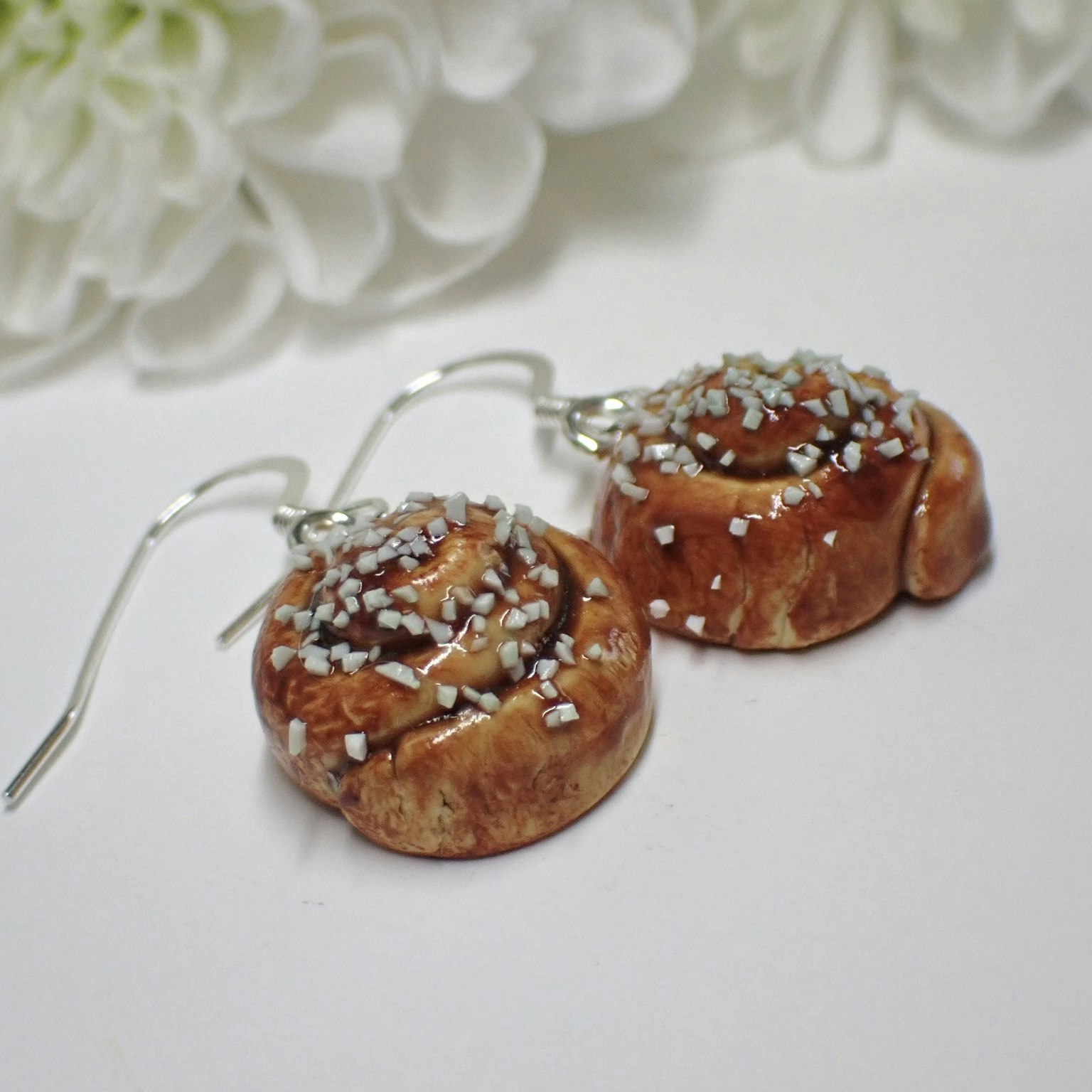 Cinnamon Bun Earrings