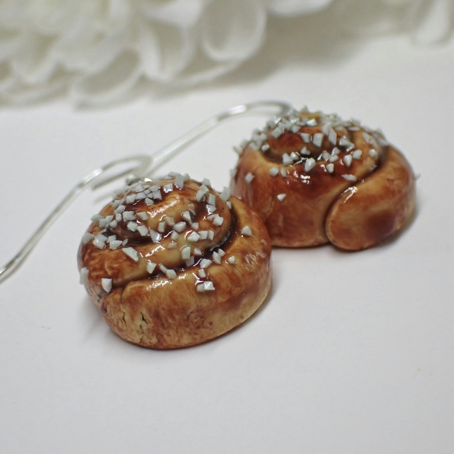 Cinnamon Bun Earrings