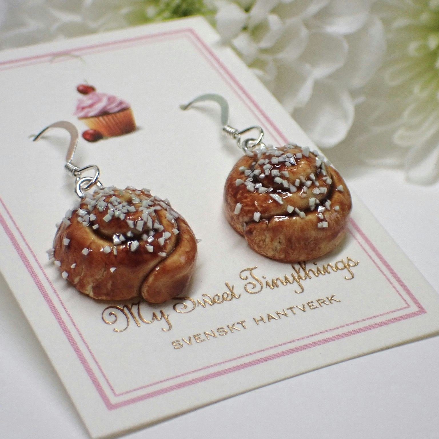 Cinnamon Bun Earrings