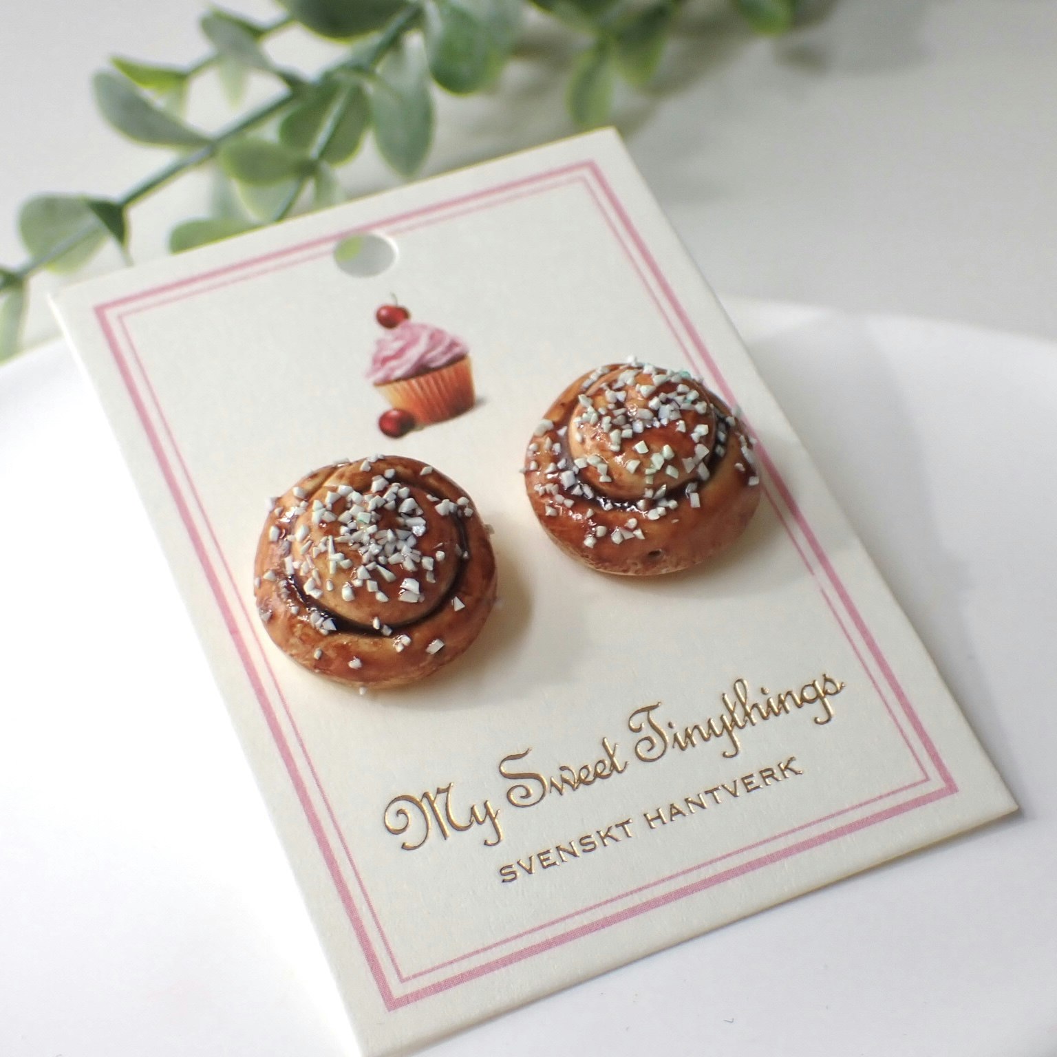 Cinnamon Bun Earrings