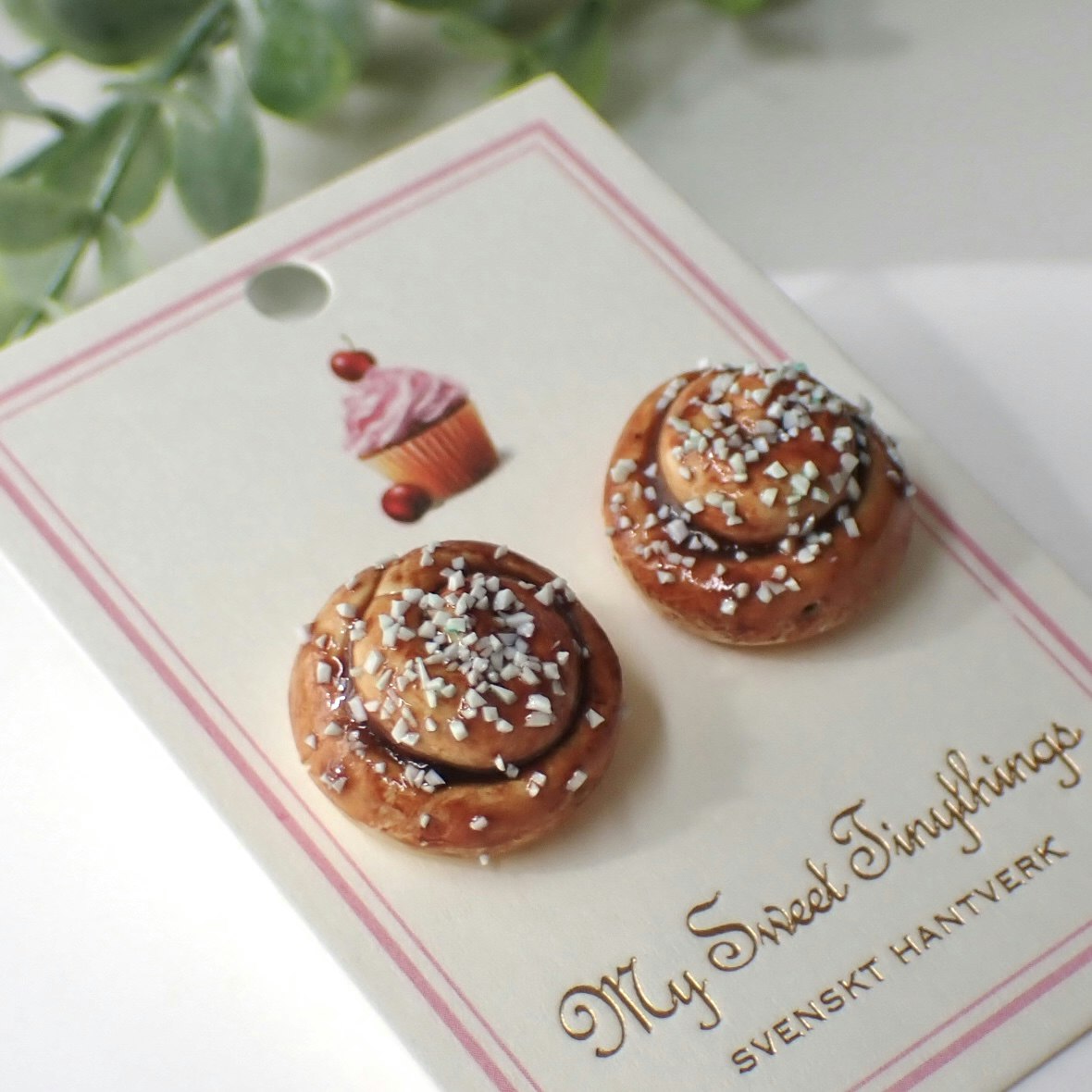 Cinnamon Bun Earrings