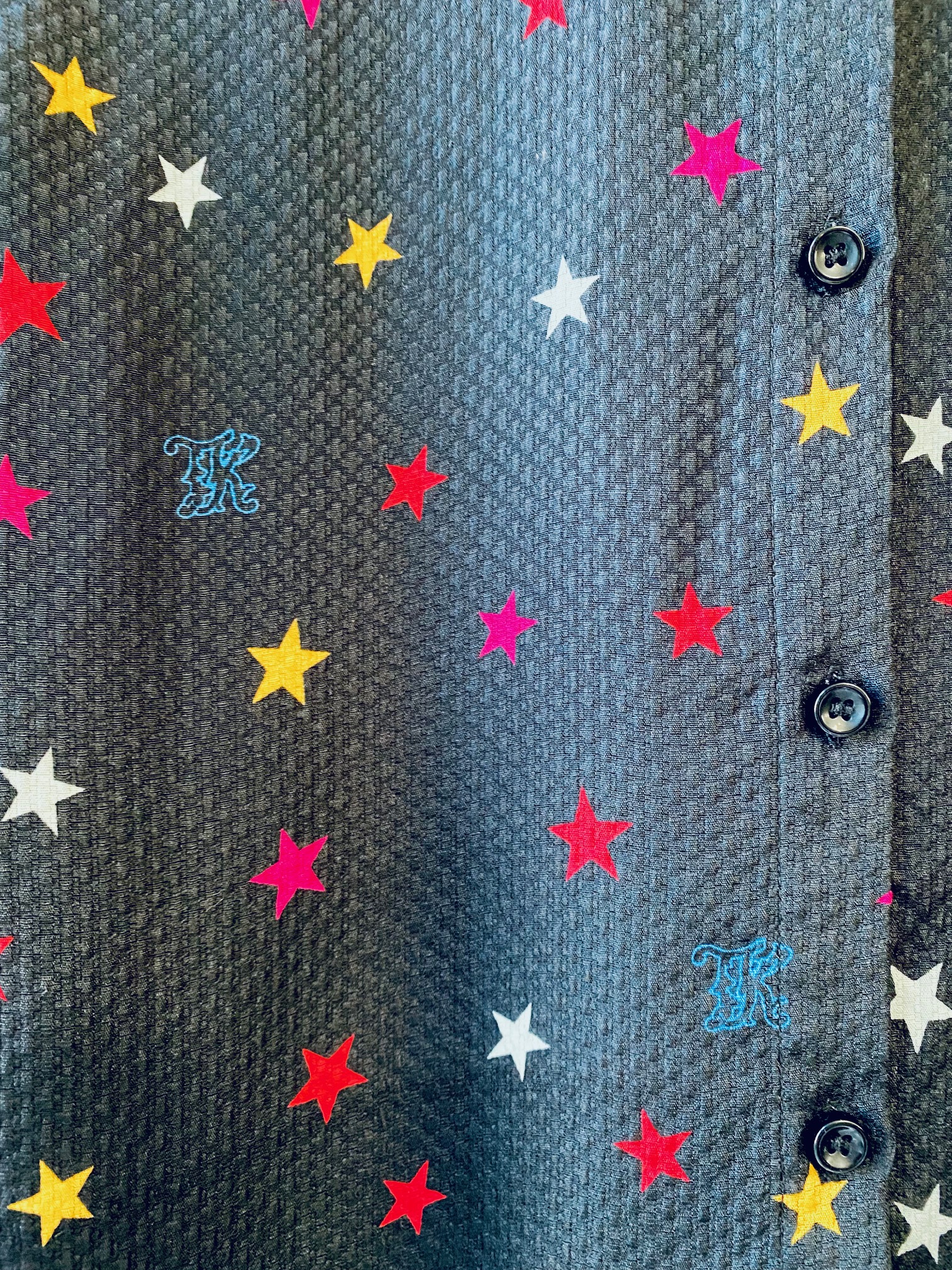 The Kooples sidenskjorta med stjärnor