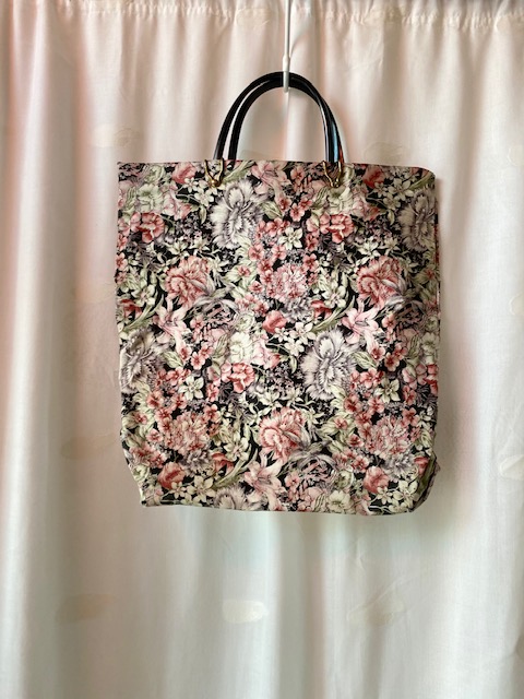 Vintage shoppingbag blommig