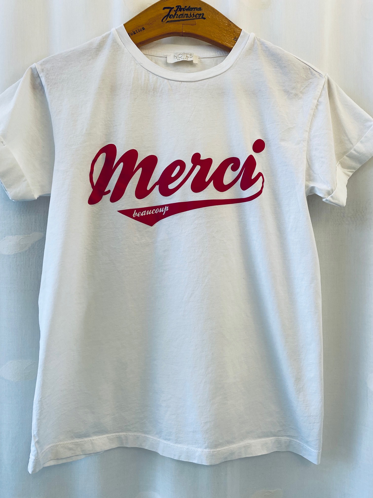 T-shirt "Merci" Notes the Nord
