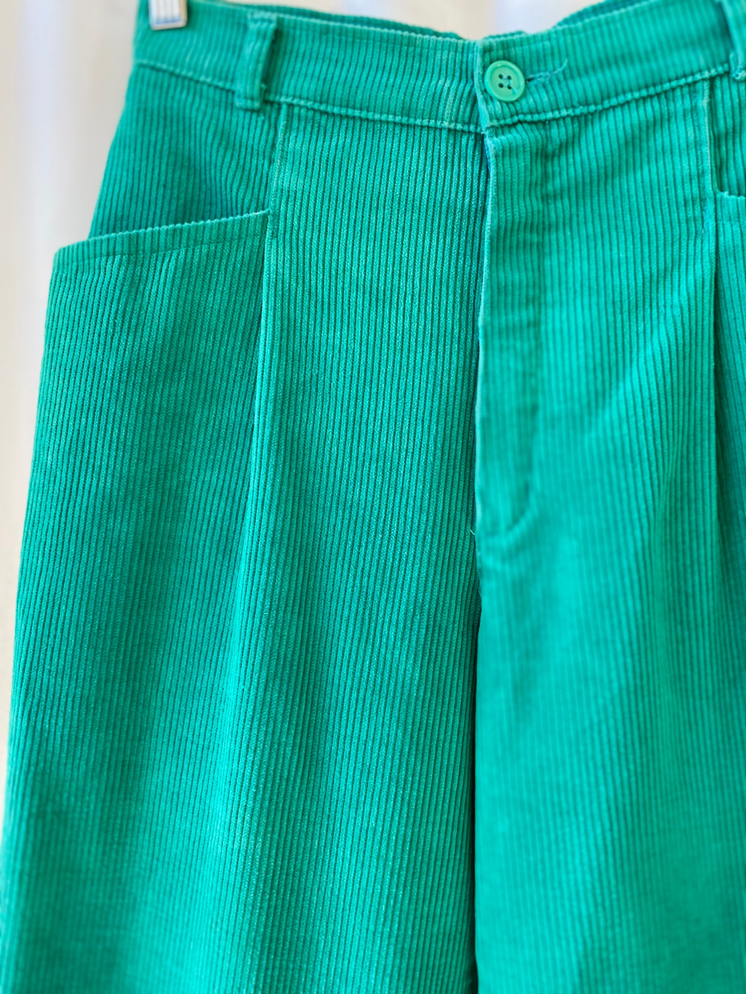 Gröna vintage manchesterbyxor PTA