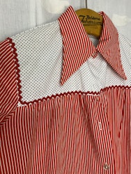 Vintage skjorta med utanpåfickor