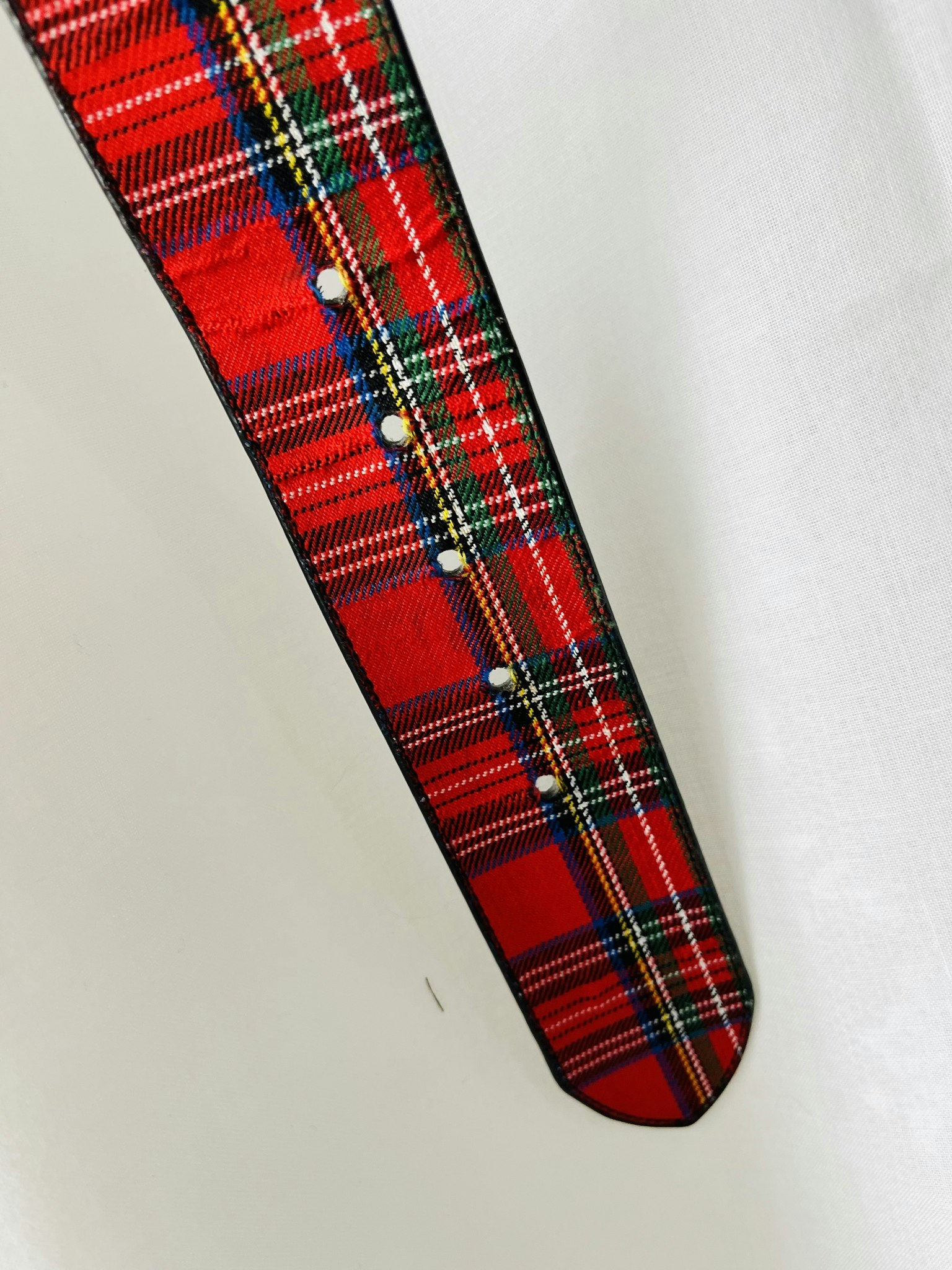 Tartan-rutigt skärp Saddler