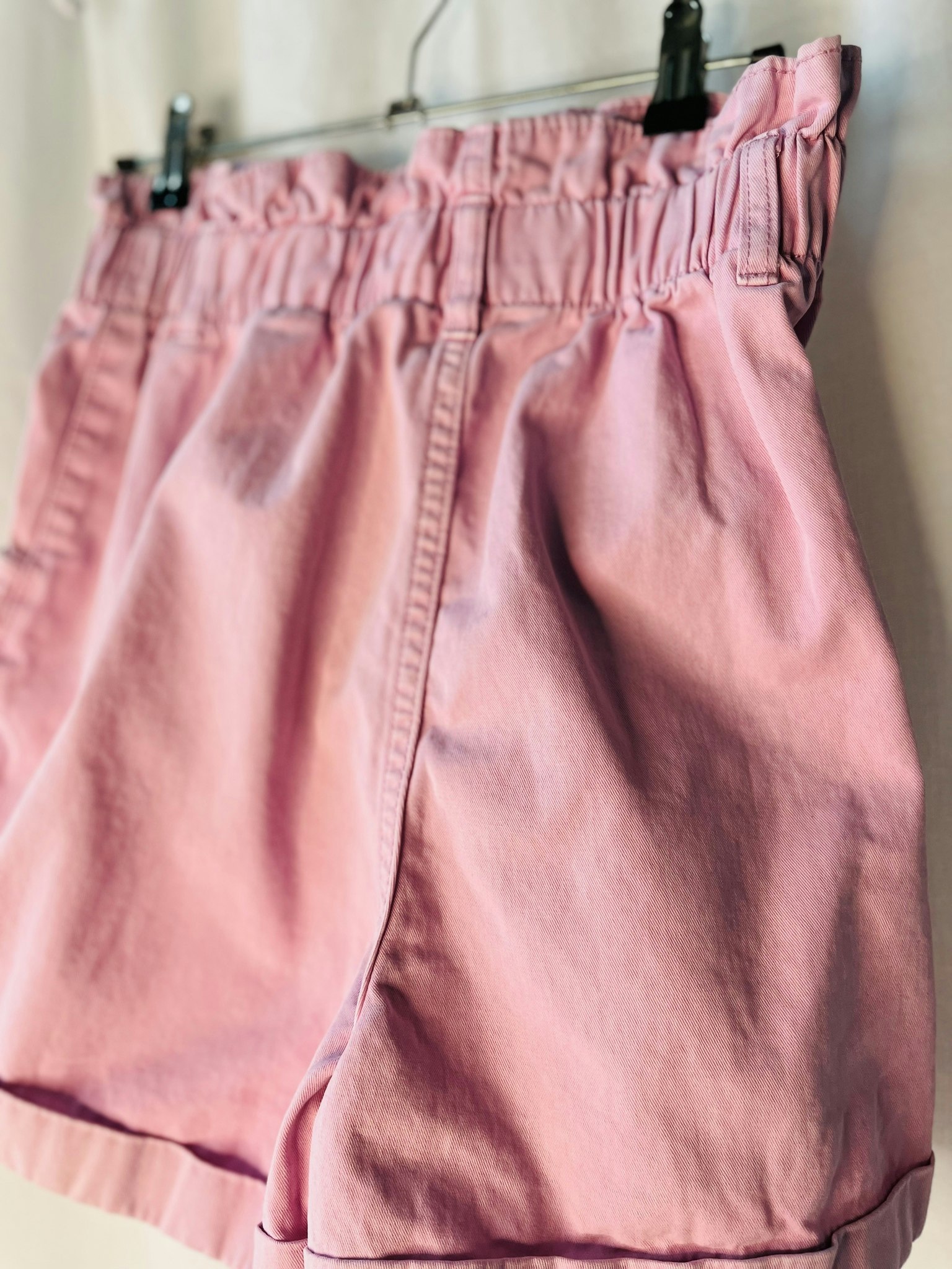 Shorts med resårmidja - rosa