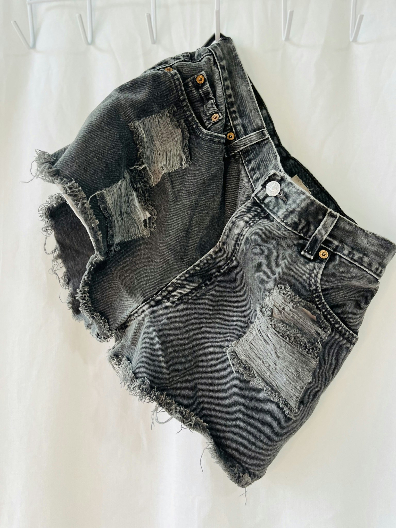 Levi's svarta jeansshorts