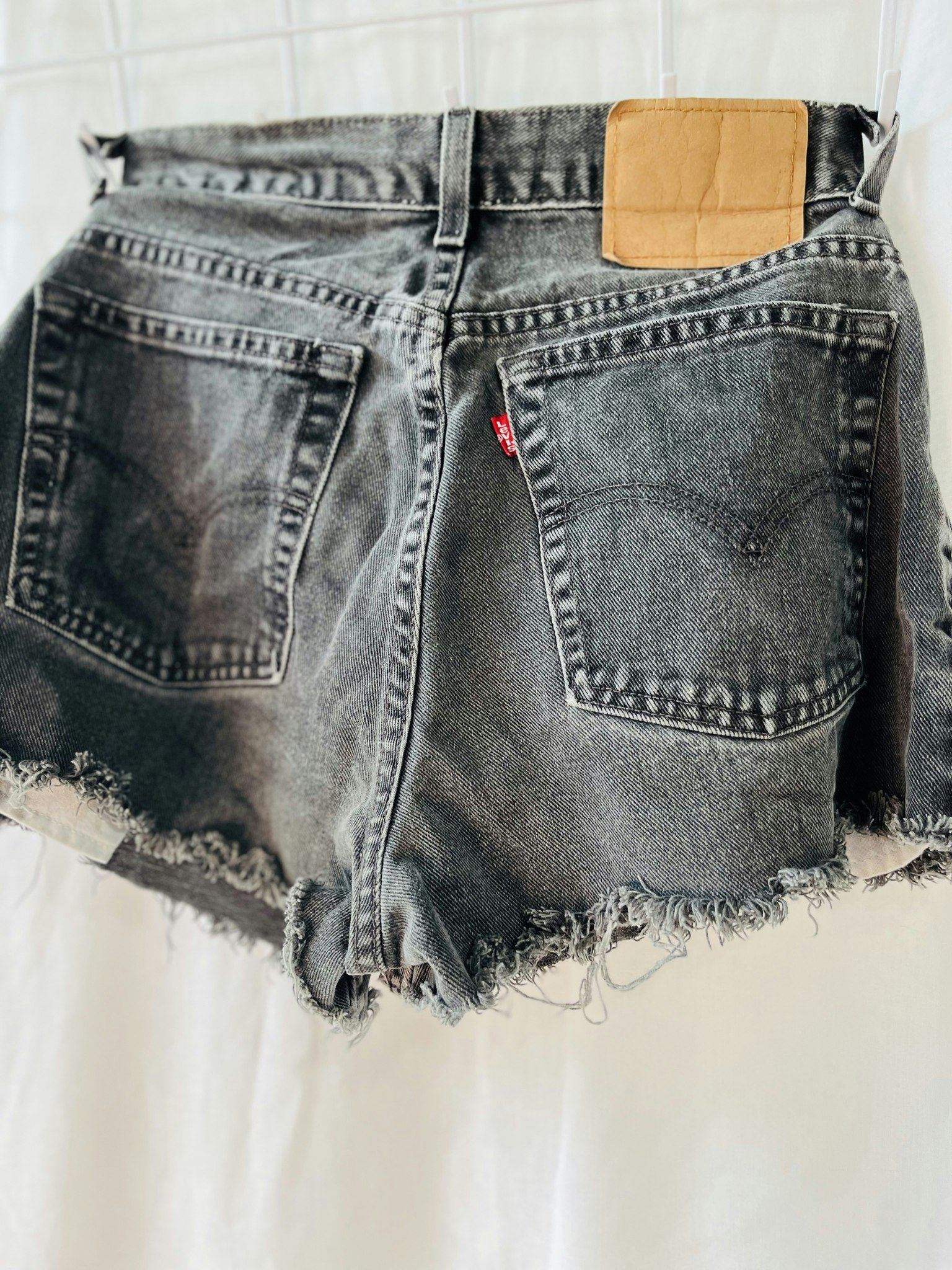Levi's svarta jeansshorts