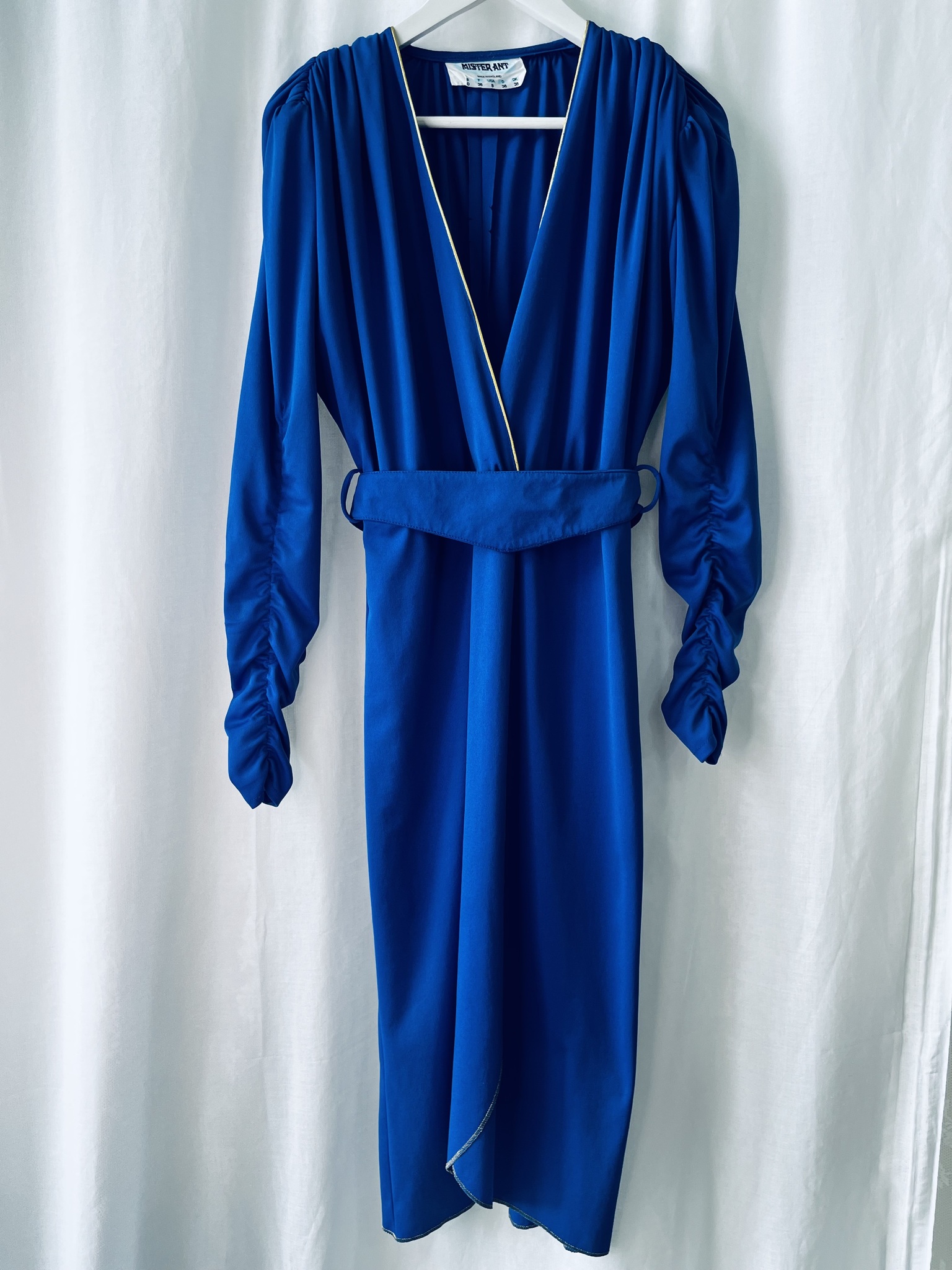 Vintage kornblå klänning