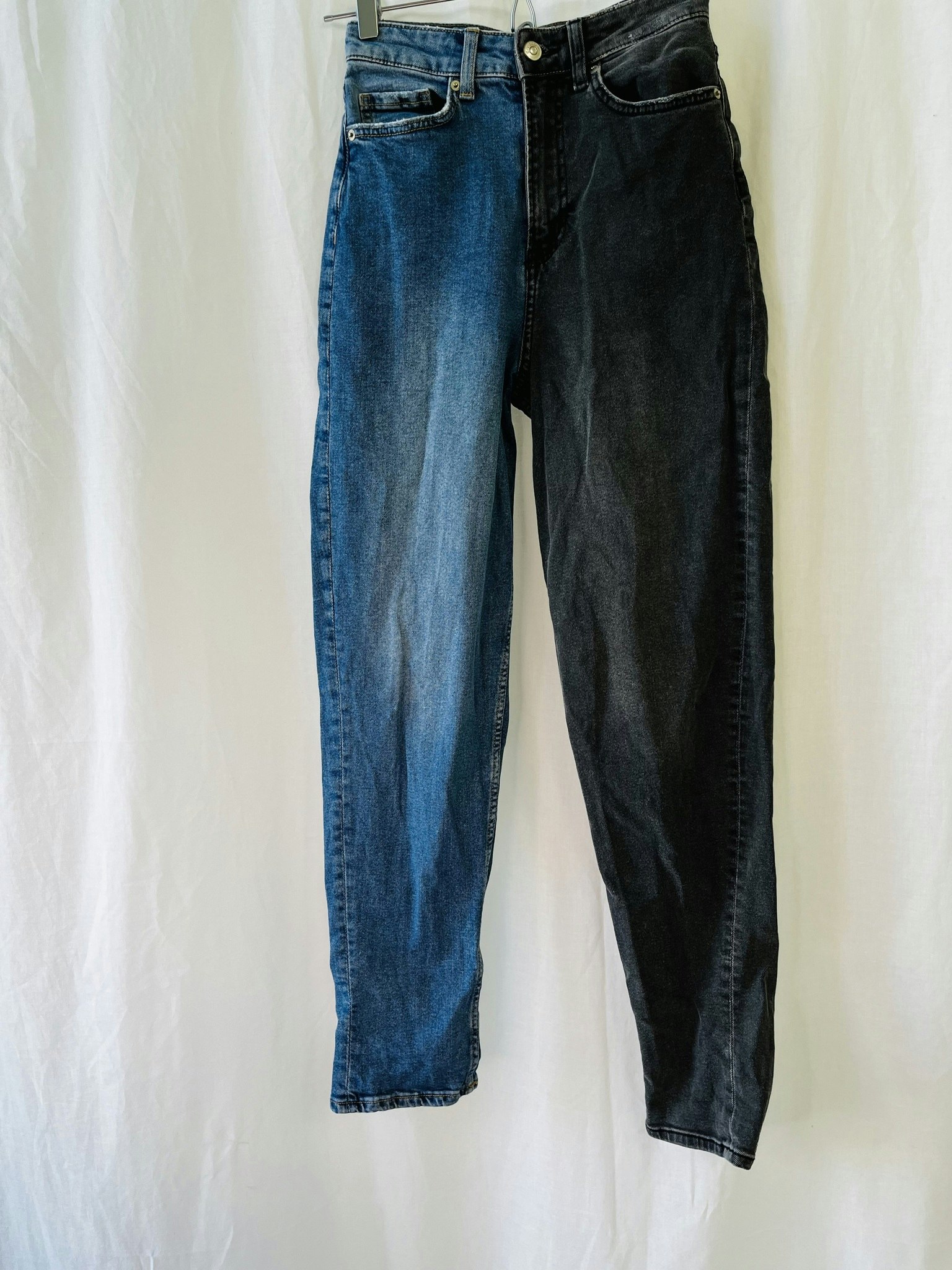 Tvåfärgade jeans