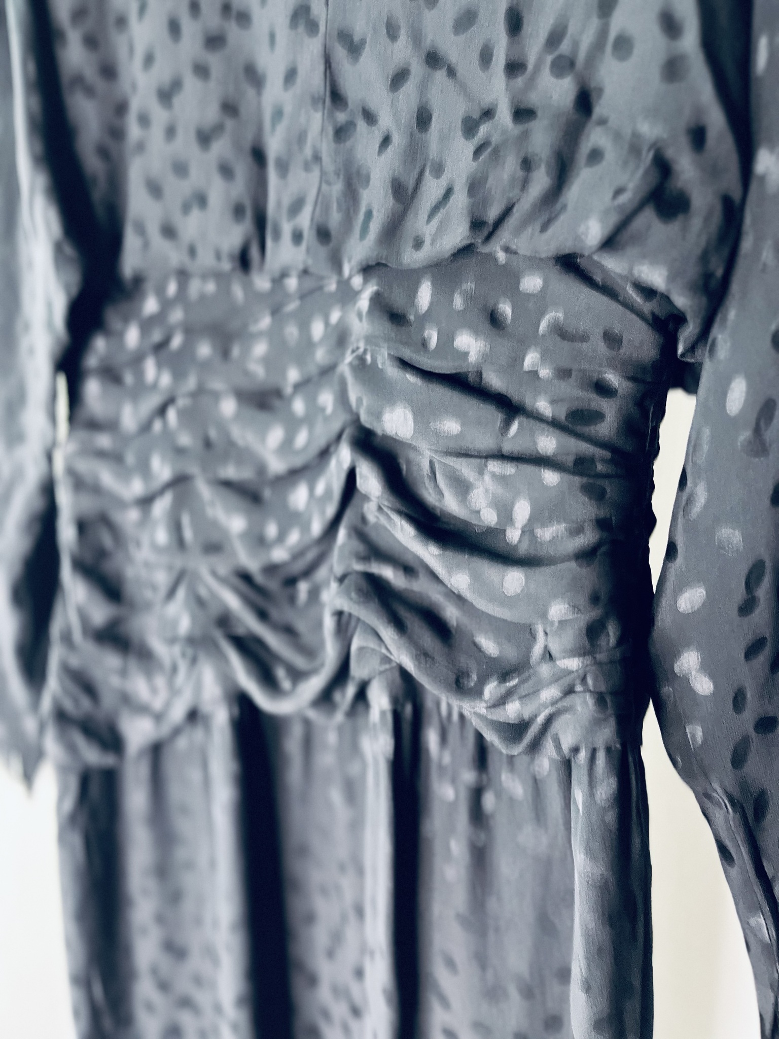 Vintage sidenklänning