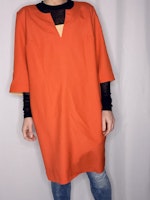Vintage orange klänning