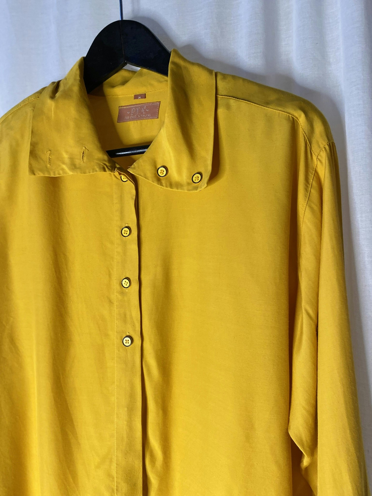 Vintage blus med speciell krage