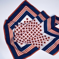 Vintage scarf - geometriskt mönster