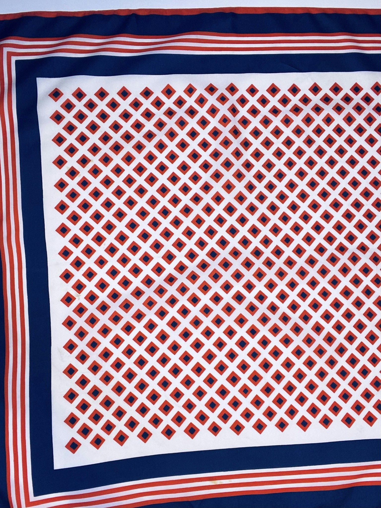 Vintage scarf - geometriskt mönster
