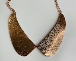 Halsband - bronsfärgad krage