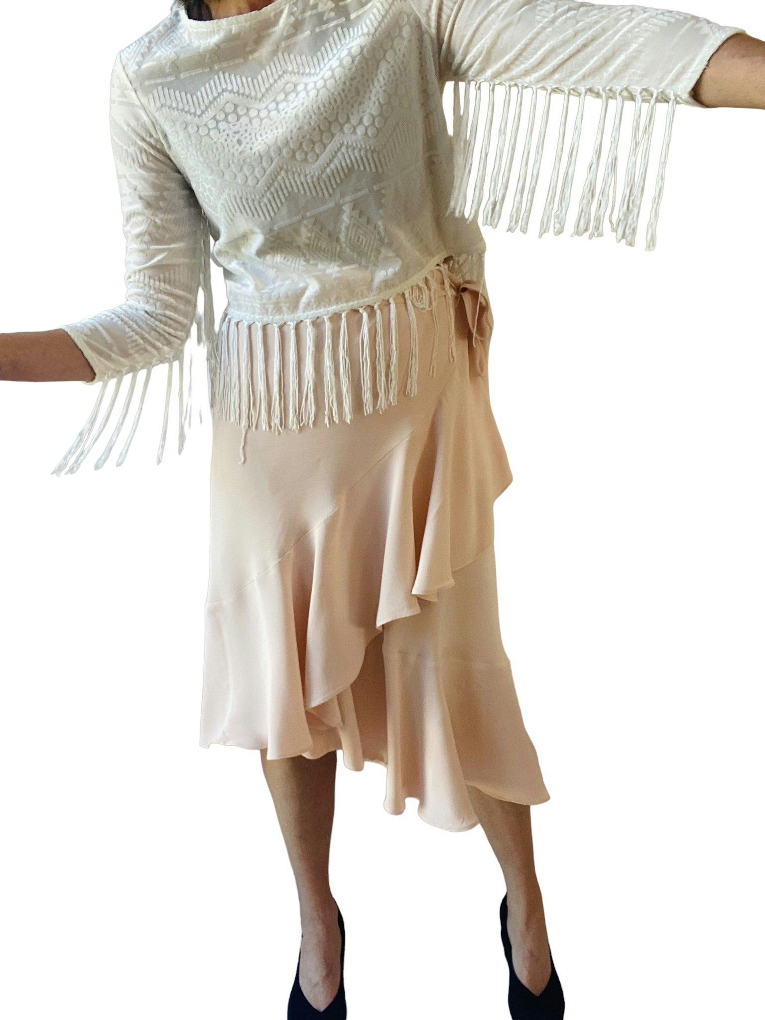 Rodebjer kjol - Hazel Twill rosa