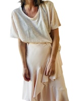 Rodebjer kjol - Hazel Twill rosa