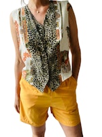 Brandgula shorts