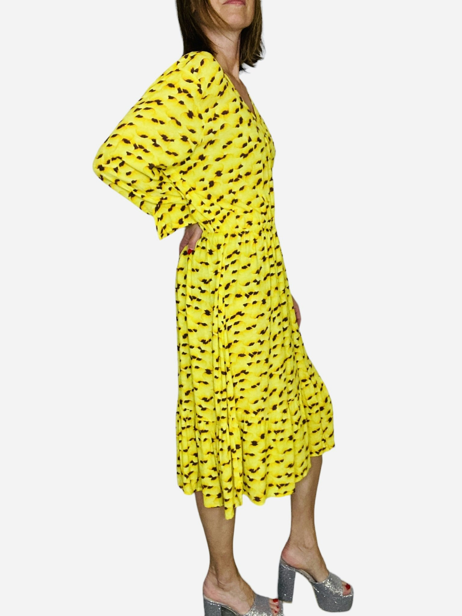 Nümph gul klänning