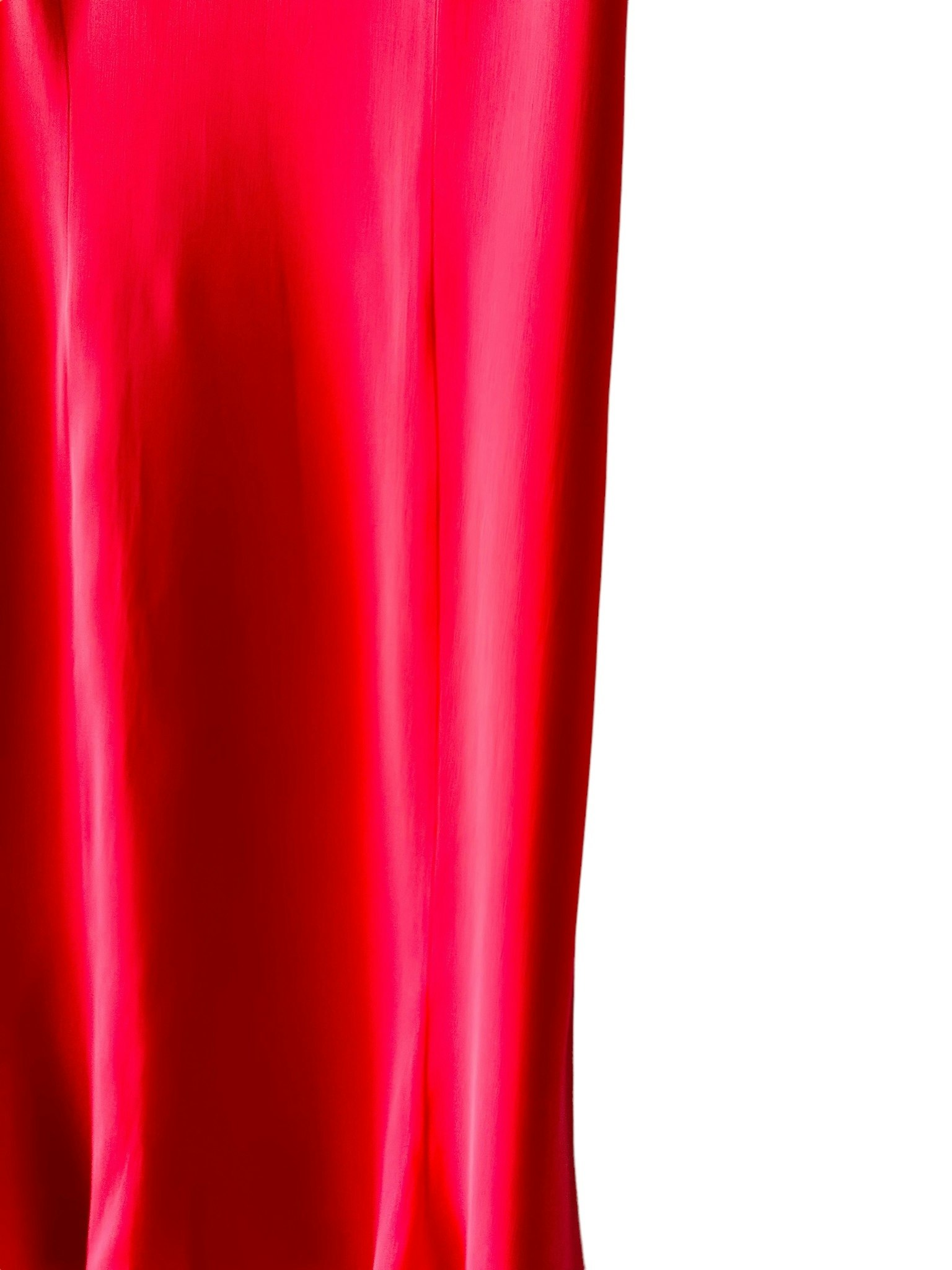 Slipklänning i rosa siden