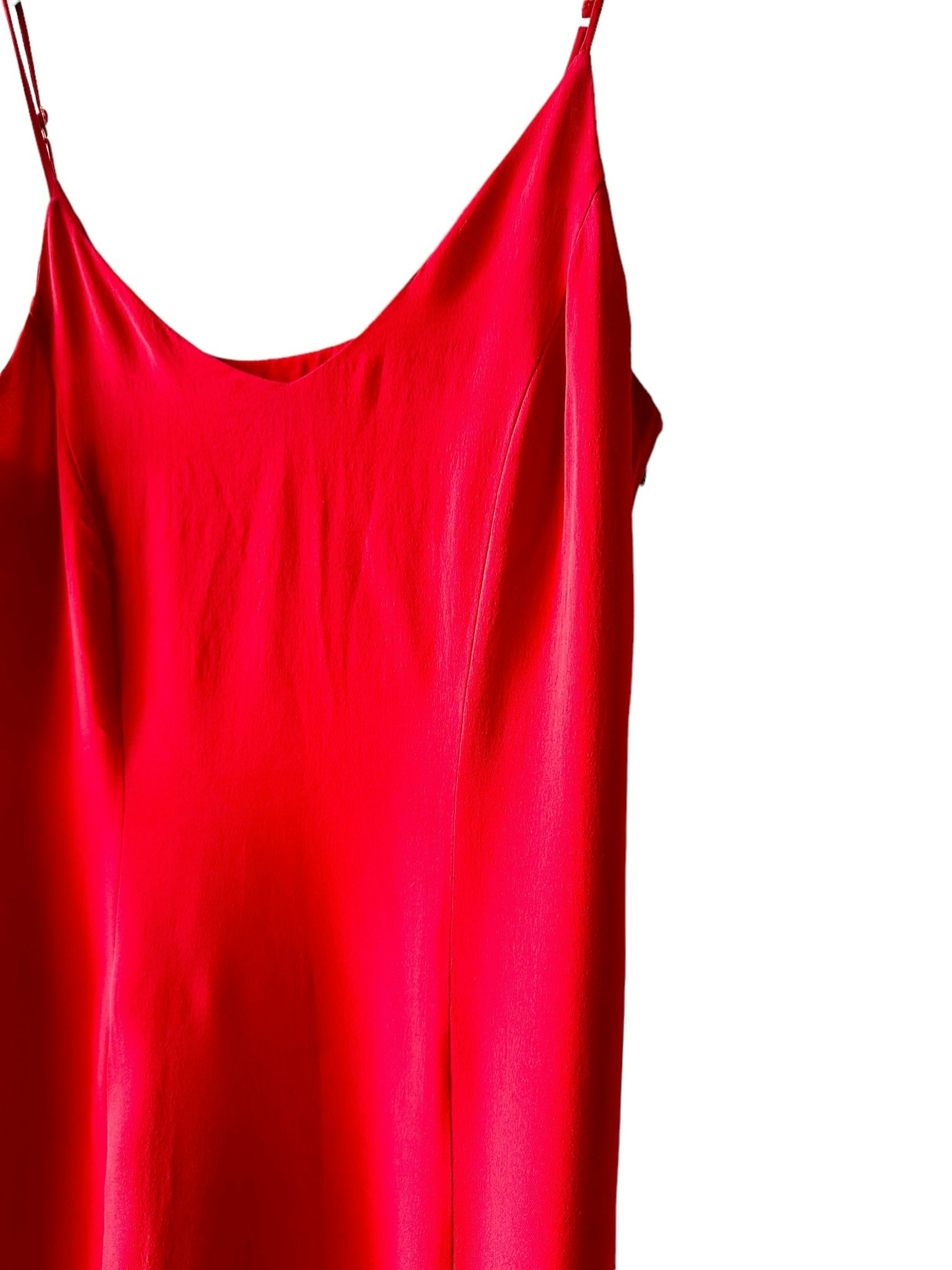 Slipklänning i rosa siden